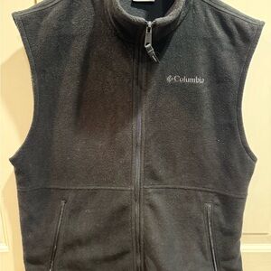 Columbia Midnight Black Fleece Vest